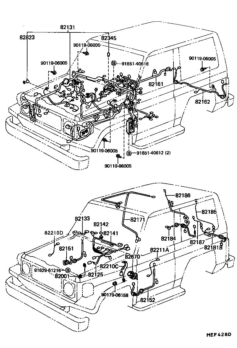  LAND CRUISER 70 |  WIRING CLAMP