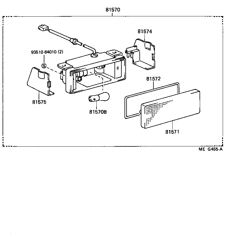  CELICA |  CENTER STOP LAMP