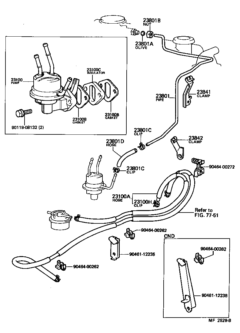  LAND CRUISER 60 |  FUEL PUMP PIPE