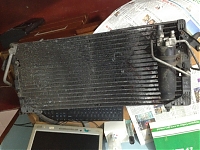 Radiator With Fan AC Condenser Starlet Tercel Corsa Reconditioned Parts 